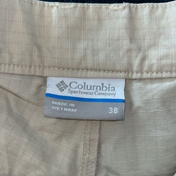 Men’s Columbia Vintage PFG Cargo Fishing Mega pocket Shorts Retro OmniShade Fish - Picture 5 of 5